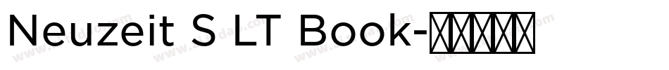 Neuzeit S LT Book字体转换